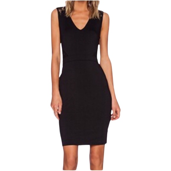 NWT MICHAEL STARS Freeda Lace Dress in Black - Picture 1 of 15